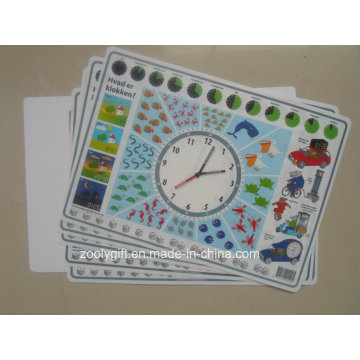 Fancy Turnplate Printing PP Placemat pour enfant